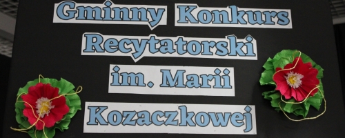 XXVII Gminny Konkurs Recytatorski rozstrzygnięty! '19.03.2026