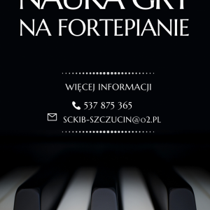 pokaż obrazek - Plakat: nauka gry na fortepianie 2023/2024