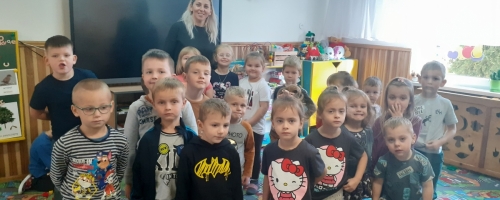 Odwiedziny w przedszkolach w Zabrniu i POMie '19-20.10.2022r.