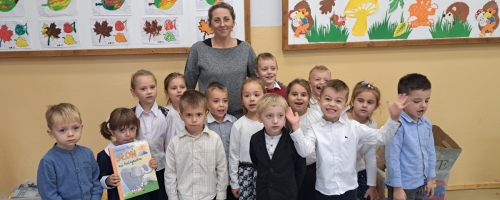 Spotkanie z przedszkolakami z ZSP w Zabrniu '16.10.2023